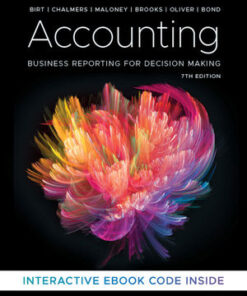 Test Bank for Accounting: Business Reporting for Decision Making, 7th Edition Jacqueline Birt