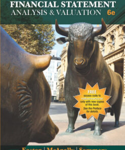 Test Bank For Financial Statement Analysis & Valuation, 6e by Easton, McAnally, Sommers