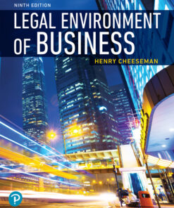 Test bank Legal Environment of Business