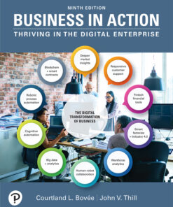 Test Bank Business in Action Courtland L Bovee