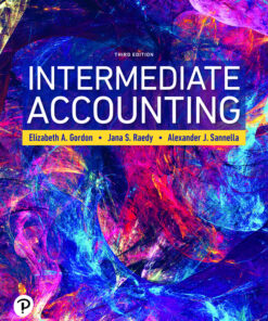 Intermediate Accounting Elizabeth A. Gordon