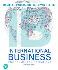 Test Bank International Business John D. Daniels