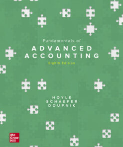 fundamentals of advanced accounting 8th by hoyle