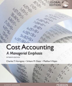 Cost Accounting Madhav Rajan
