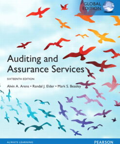 Test Bank Auditing and Assurance Services, Global Alvin A. Arens