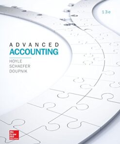 advanced accounting 13th edition hoyle