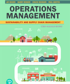 Operations Management Sustainability and Supply Chain Management, 3rd Canadian Edition