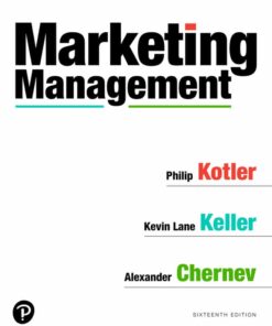 Test Bank For Marketing Management, 16th Edition Philip Kotler