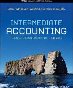 Intermediate Accounting, Volume 2, 13th Canadian Edition