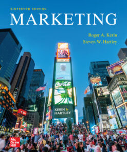 Marketing 16th Edition By Roger Kerin