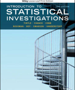 Introduction to Statistical Investigations, 2nd Edition