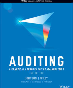 Auditing: A Practical Approach with Data Analytics