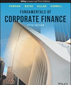 Fundamentals of Corporate Finance