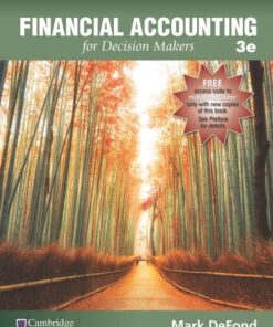 Test Bank For Financial Accounting for Decision Makers, 3e by DeFond