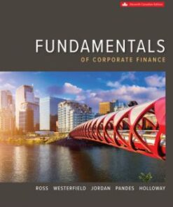 Test Bank For Fundamentals Of Corporate Finance 11th Canadian Edition By Stephen A. Ross