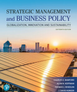 strategic management and business policy: globalization, innovation and sustainability
