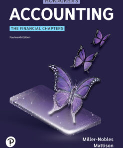 horngren's accounting, the financial chapters