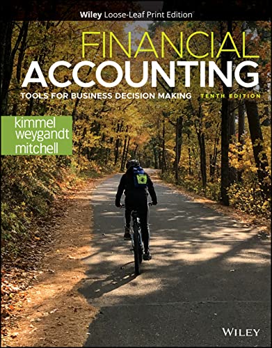 solution manual for Financial Accounting: Tools for Business Decision Making 10th Edition by Paul D. Kimmel