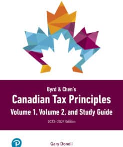 Byrd & Chen's Canadian Tax Principles, 2023-2024 test bank